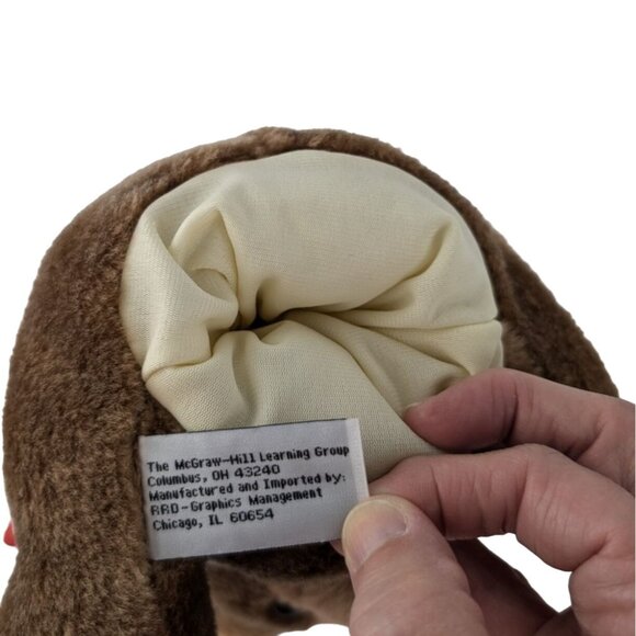 McGraw-Hill Teddy Bear Hand Puppet Early DLM Childhood Express Shirt Lot Vintage - Picture 7 of 9